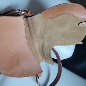 Boldrini Selleria Leather Tan Cognac Handbag / Shoulder Bag